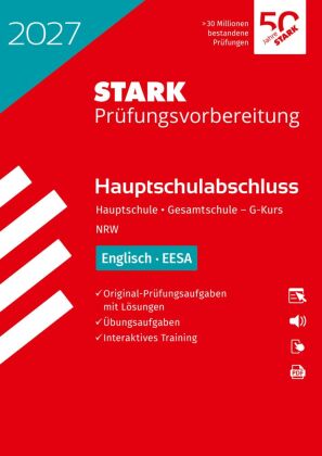 STARK Englisch - Hauptschulabschluss (EESA) 2027 NRW - Prüfungsvorbereitung inkl. Lösungen, m. 1 Buc