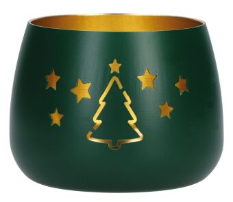 Metallwindlicht - Weihnachten