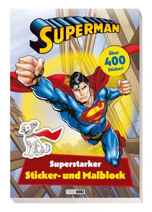 Superman: Superstarker Sticker- und Malblock