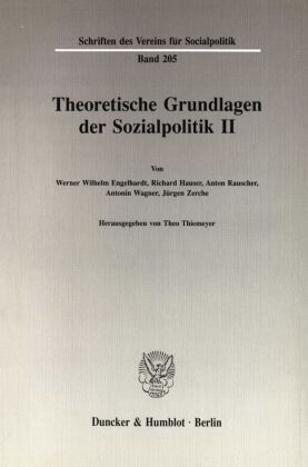 Theoretische Grundlagen der Sozialpolitik II.