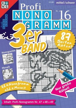 Profi-Nonogramm 3er-Band. Nr.16. Nr.16
