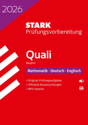 STARK Mathematik, Deutsch, Englisch 9. Klasse - Quali Mittelschule 2026 Bayern - Prüfungsvorbereitun