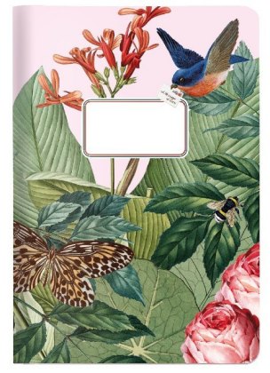 Heft A5 kariert, Lovebird