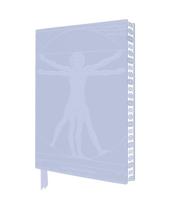 Exquisit Premium Notizbuch DIN A5: Leonardo da Vinci, Vitruvianischer Mensch