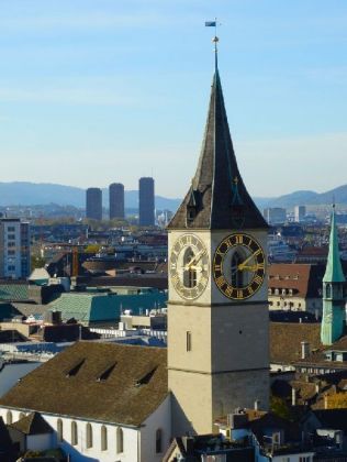Peterskirche Zürich - 1.000 Teile (Puzzle)
