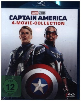 Captain America 4-Movie-Collection, 4 Blu-ray Box