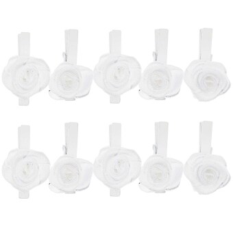 Clips Röschen, Weiß