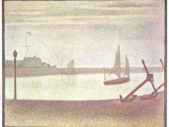 Georges Seurat - Ein Abend am Kanal von Gravelines - 500 Teile (Puzzle)
