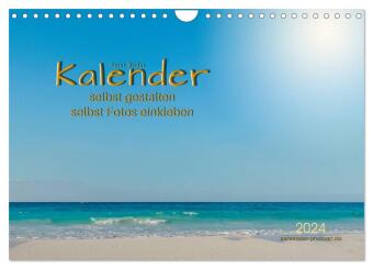 Kalender - selbst gestalten, Fotos selbst einkleben (Wandkalender 2024 DIN A4 quer), CALVENDO Monats