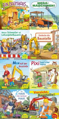 Pixi-8er-Set 311: Pixi auf der Baustelle (8x1 Exemplar), 8 Teile