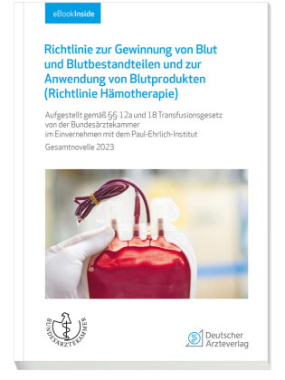 Richtlinie zur Gewinnung von Blut und Blutbestandteilen und zur Anwendung von Blutprodukten (Richtli