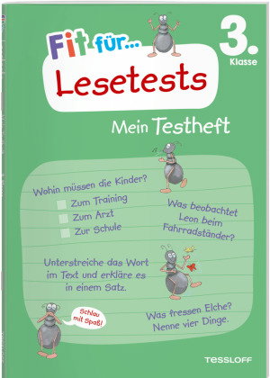 Fit für Lesetests 3. Klasse. Mein Testheft