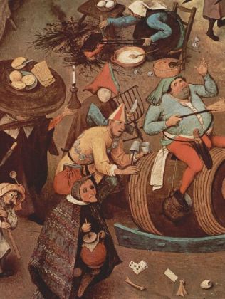 Pieter Bruegel d. Ä. -Serie der bilderbogenartigen Gemälde, Streit des Karnevals mit der Fastenzeit