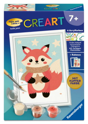 CreArt, Malen nach Zahlen Kinder - Sternen-Fuchs