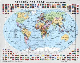 Lernpuzzle Staaten der Erde