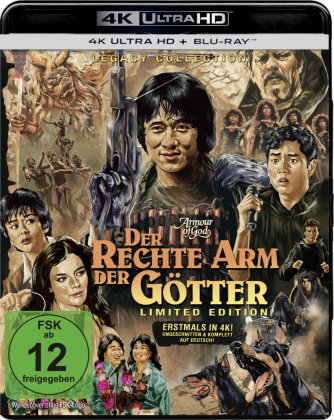 Armour of God - Der rechte Arm der Götter - Legacy Collection, 1 4K UHD-Blu-ray + 1 Blu-ray (Limited