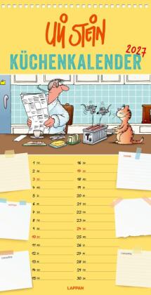 Uli Stein Küchenkalender 2027: Monatskalender für die Wand