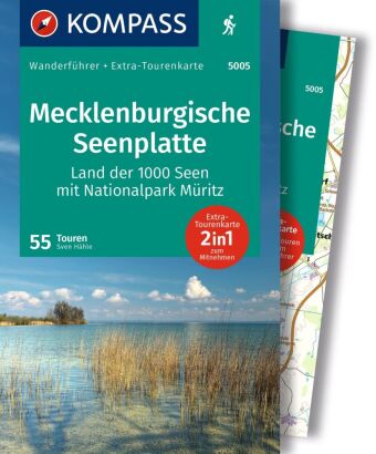 KOMPASS Wanderführer Mecklenburgische Seenplatte, Land der 1000 Seen mit Nationalpark Müritz, 55 Tou