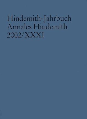 Hindemith-Jahrbuch. Bd.31/2002