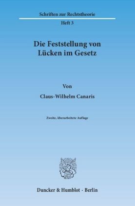 Die Feststellung von Lücken im Gesetz