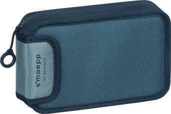 Federmäppchen 2 Klappen denim