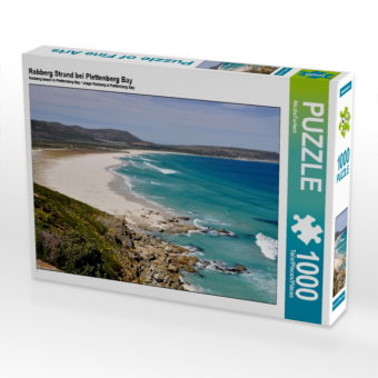 CALVENDO Puzzle Robberg Strand bei Plettenberg Bay | 1000 Teile Lege-Größe 64x48cm Foto-Puzzle für g