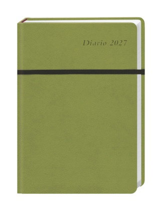 Diario Wochen-Kalenderbuch A6, grün 2027