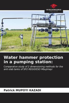 Water hammer protection in a pumping station: