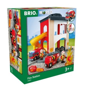BRIO World - Große Feuerwehr-Station mit Einsatzfahrzeug