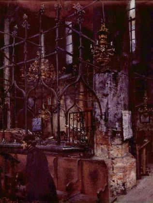 Adolf Friedrich Erdmann von Menzel - Alte Synagoge zu Prag - 1.000 Teile (Puzzle)
