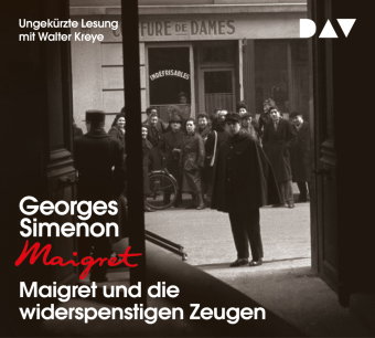 Maigret und die widerspenstigen Zeugen, 4 Audio-CD