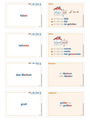 ABC der Tiere 3 - 3. Schuljahr, Wortkarten