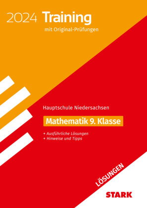 STARK Lösungen zu Original-Prüfungen und Training Hauptschule 2024 - Mathematik 9. Klasse - Niedersa
