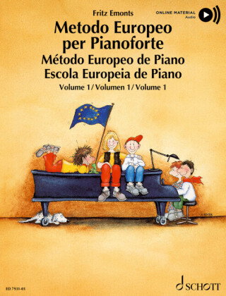 Europäische Klavierschule. Metodo Europeo per Pianoforte. Método Europeo de Piano. Escola Europeia d