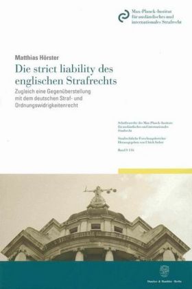 Die strict liability des englischen Strafrechts.
