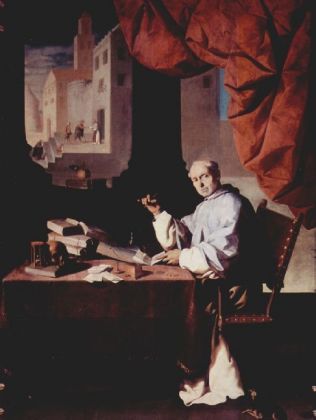 Francisco de Zurbarán - Porträtzyklus von Mönchen, Szene: Porträt des Fra Gonzalo de Illescas - 500