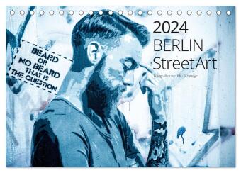 Berlin StreetArt 2024 (Tischkalender 2024 DIN A5 quer), CALVENDO Monatskalender