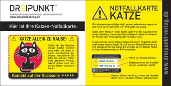 Notfallkarte 'Katze'