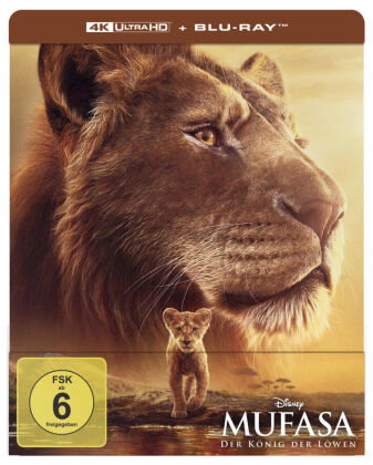 Mufasa: Der König der Löwen, 1 4K UHD-Blu-ray + 1 Blu-ray (Limited Steelbook)