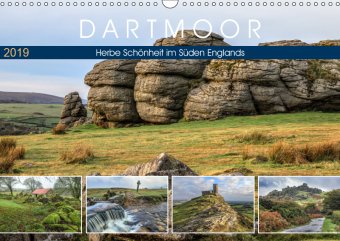 Dartmoor, herbe Schönheit im Süden Englands (Wandkalender 2019 DIN A3 quer)