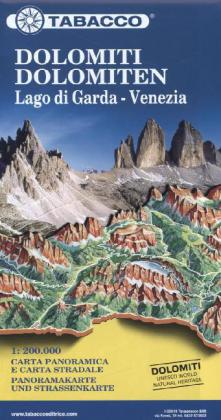 Tabacco Editrice Straßenkarte Dolomiti / Dolomiten