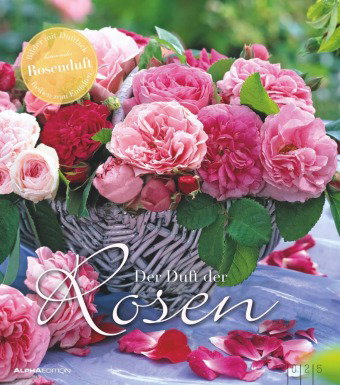 Alpha Edition - Der Duft der Rosen 2025 Bildkalender, 30,x34cm, Kalender mit schönen Bildmotiven für