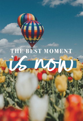 Erwachsenenpuzzle 99 Teile - The Best Moment is now
