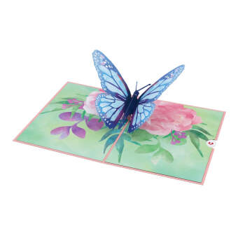 Lovepop Birthday Blue Morpho Butterfly Pop-Up Card