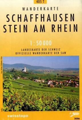 405T Schaffhausen - Stein am Rhein Wanderkarte