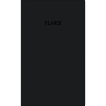 Zettler Taschenplaner 1W/1S schwarz 2026 - Wochenplaner 10 × 16 cm, 64 Seiten, 1 Woche auf 1 Seite,