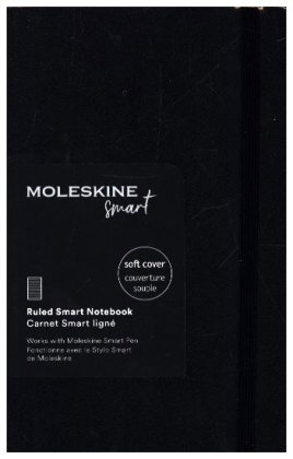 Moleskine Smart Notizbücher, Pocket/A6, Schwarz