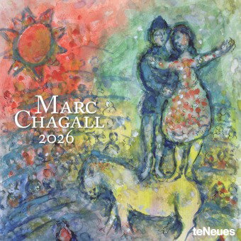 teNeues - Marc Chagall 2026 - Kunst-Wandkalender 30x30 cm (30x60 cm geöffnet) | Broschürenkalender m