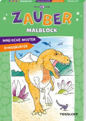 Zaubermalblock. Magische Muster. Dinosaurier