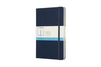 Moleskine Sapphire Blue Notebook Large Dotted Hard